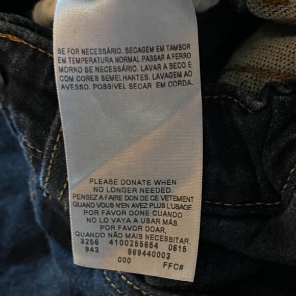 Levis Signature Boys 5 Regular Adjustable Waist Dark Wash Athletic Jeans - Picture 6 of 9